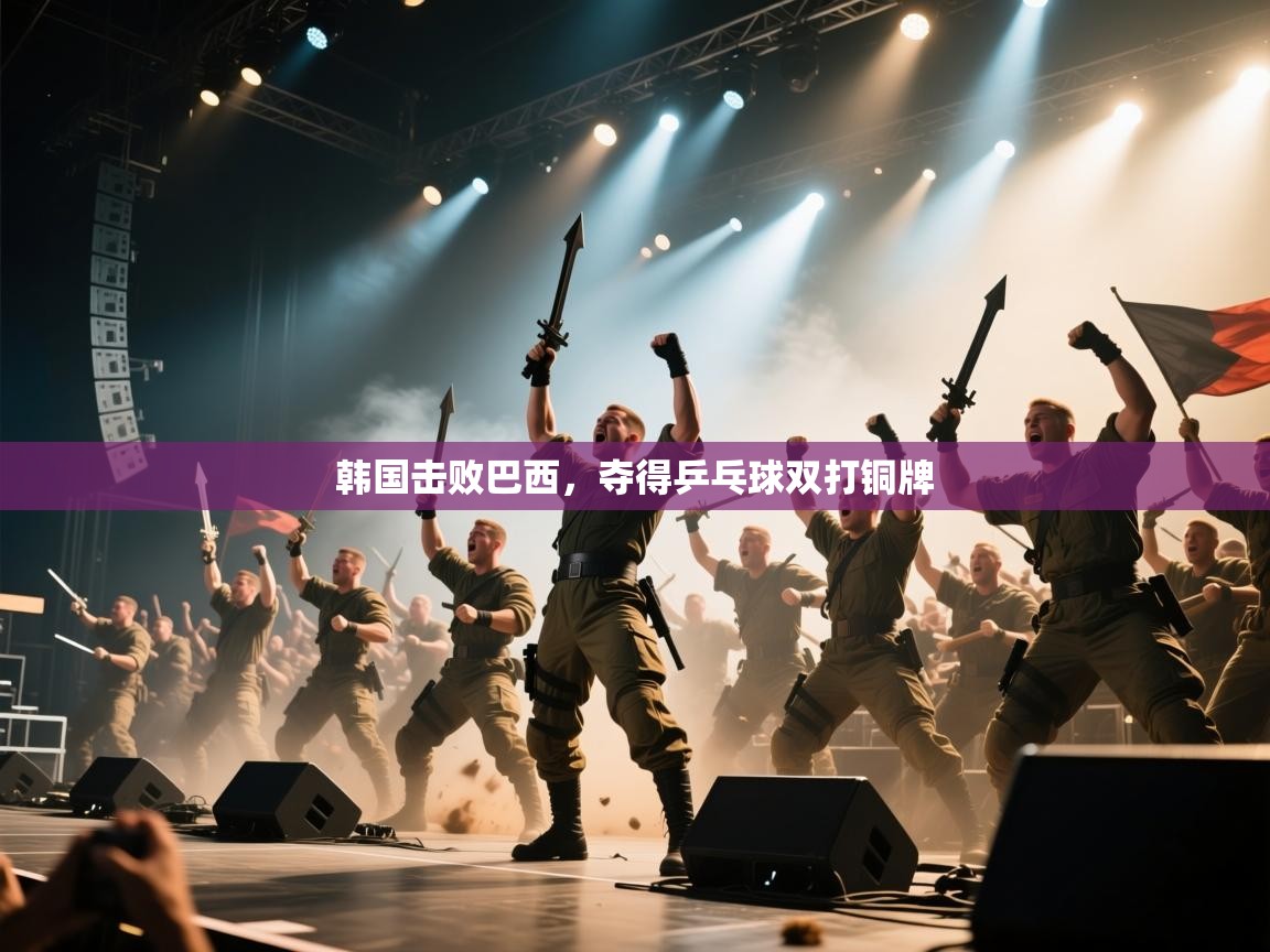 韩国击败巴西，夺得乒乓球双打铜牌  第2张